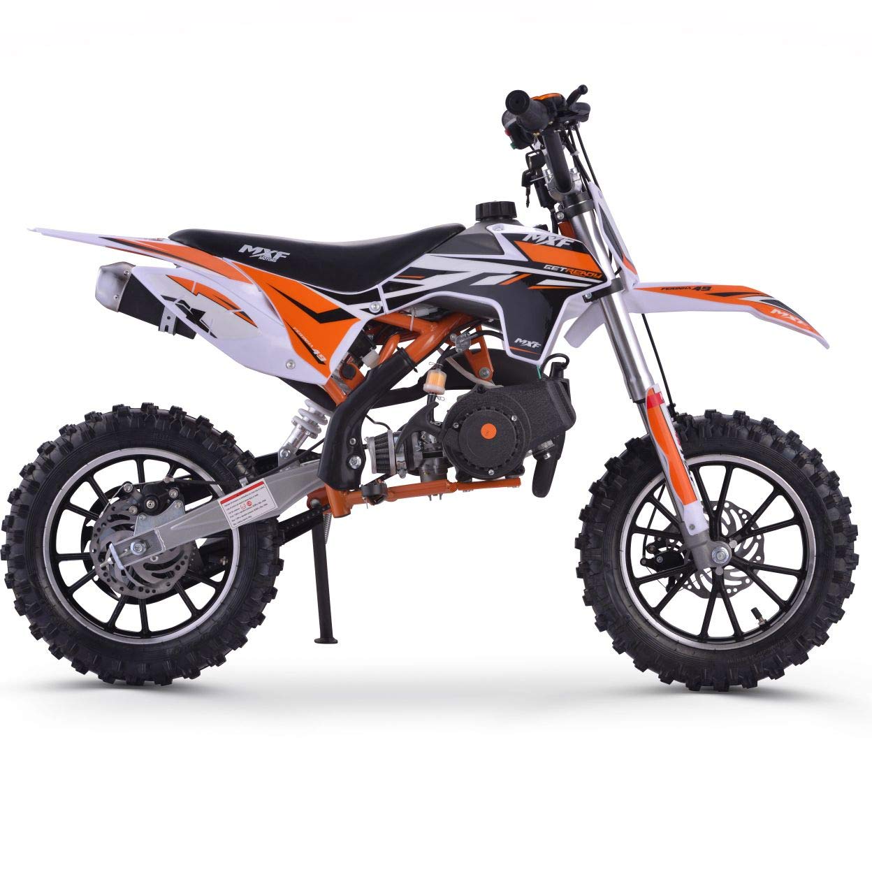 Mini Moto Cross Ferinha MXF 49cc Laranja : Amazon.com.br: Automotivo